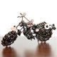 thumbnail image 2 of Advancent Modelo de motocicleta, adorno decorativo de Metal de hierro para motocicleta, escultura temática, de vehículo, estatua en Artesanía Bronce, 2 of 6