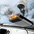 thumbnail image 3 of Calentador de automóvil Ventidor Desempañador Desempañador Calentamiento rápido Desempañador de vehículos Calentador de automóvil Invierno / clima 24V Negro Gris SM SunniMix Ventilador de calefacción de coche, 3 of 7