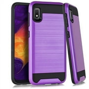 GSA Brushed Hybrid Case For Samsung Galaxy A10e - Purple Black