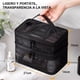thumbnail image 5 of Cosmetiquera de Viaje de Gran Capacidad, Bolsa de Almacenamiento Multifuncional Holográfica Portátil de Doble Capa,Adecuada para Cosméticos,Artículos de Tocador, 5 of 6
