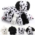 thumbnail image 1 of Set de animales de peluche para perros cariñosos dálmatas con 4 cachorros, 1 of 6