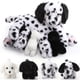 thumbnail image 1 of Set de animales de peluche para perros cariñosos dálmatas con 4 cachorros, 1 of 6