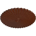 thumbnail image 3 of 47 5/8"OD x 2"P Shakuras Ceiling Medallion (For Canopies up to 6 1/2"), Hand-Painted Burnished Mahogany Crackle, 3 of 5