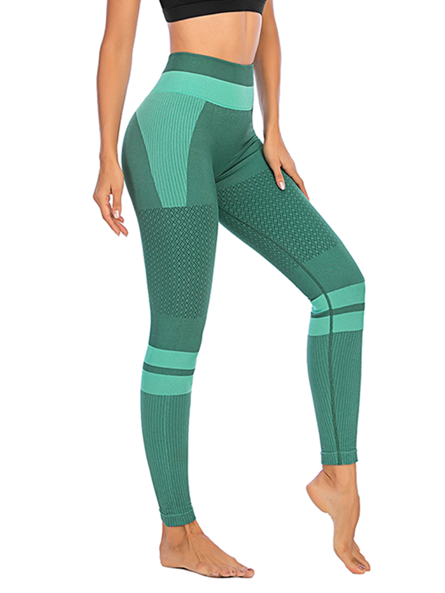 Women��s High Waist Seamless Leggings Ankle Yoga Pants Squat Proof Workout  Tight Yoga Pants - Walmart.com