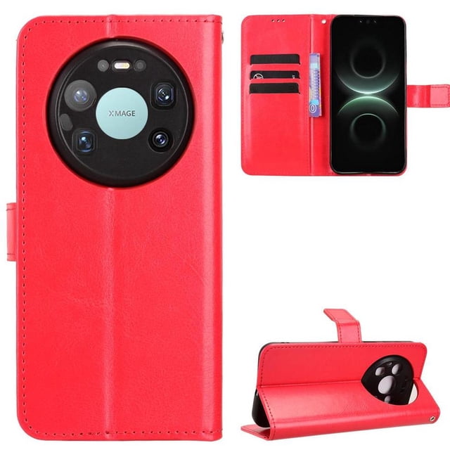 Funda tipo libro para Huawei Mate 80 Pro Max 5G, cartera todo‑en‑uno, funda multifuncional con tarjetero y correa de muñeca desmontable
