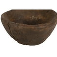 thumbnail image 3 of Benjara BM216539 Antique Style Wooden Bowl with Textured Details, Dark Brown - 5 x 10.5 x 10.5 in., 3 of 3