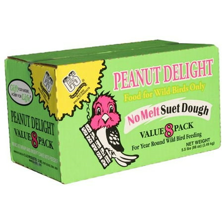 C&S Products Peanut Delight Suet Value Count, 8 (Best Value Food Products)