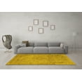 thumbnail image 3 of Ahgly Company Indoor Rectangle Persian Yellow Traditional Area Rugs, 6' x 9', 3 of 4