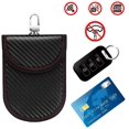thumbnail image 3 of Faraday Bags Car Key Signal Blocking Anti-Theft for RFID Key Fob Protector 2 Pieces, 3 of 6