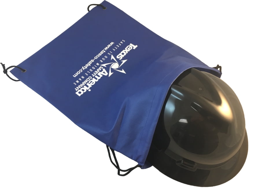 MSA V-Guard with Staz On Suspensions - Full Brim Hard Hats and Safety Tote - Black