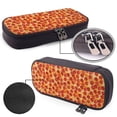 thumbnail image 4 of Lsque Pizza Printed Big Capacity PU Leather Pencil Case Large Pencil Pouch Stationery Pen Bag Pencil Holder for Teen, 4 of 6