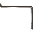 thumbnail image 4 of Ekena Millwork 2"W x 8"D x 6 3/4"H Steel Truss Shelf Bracket, Hammered Brown, 4 of 11