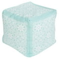 thumbnail image 2 of Surya Rug  Rug Cube Mint Pouf - Mint Ivory - 18 x 18 x 18 in., 2 of 2
