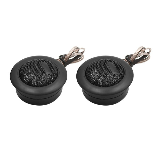 2pcs 93dB 12V 120W Power Dome Audio Horn Tweeter Loud Speaker Black for