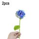 thumbnail image 2 of 2 uds flores artificiales tejidas a mano de ganchillo falso con tallo para decoración del hogar, boda, fiesta, oficina, 2 of 6