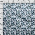 thumbnail image 3 of oneOone Velvet Light Blue Fabric Floral Sewing Craft Projects Fabric Prints By Yard 58 Inch Wide, 3 of 5