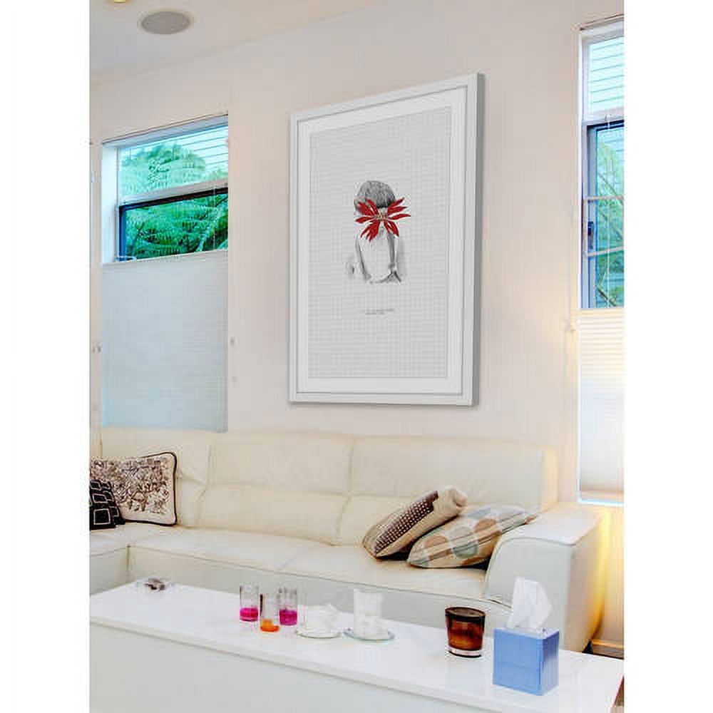 "Flor De La Noche Bueno II" Framed Painting Print