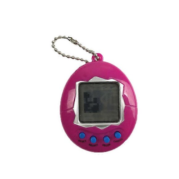 Virtual Pet Toy Animal Games Keyring Electronic Toys Nostalgic Retro 90s Toy(pink)