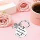 thumbnail image 4 of HomeKingdee To My Mom Mother's Day Stainless Steel Keychain - 1.18 Inch Gifts for Mom, Thanksgiving, Birthday, Family Gatherings, 4 of 6