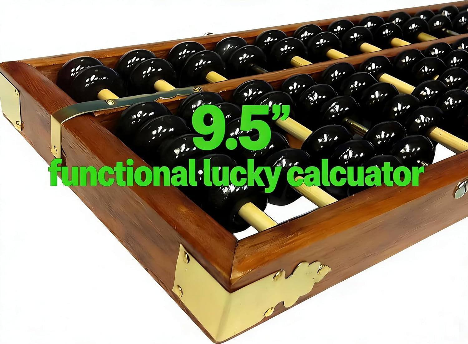 Vintage-Style Chinese Wooden Abacus, Chinese Lucky Calculator