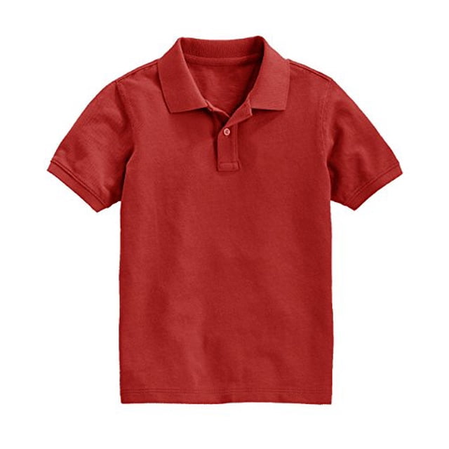 Peach Couture Polo Classique à Manches Courtes pour Garçons