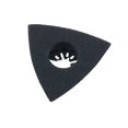 thumbnail image 3 of Almohadillas de lijado multiherramienta oscilantes, gancho y bucle Triangular negro, herramienta oscilante de liberación rápida para herramientas eléctricas, 2 uds., 3 of 5