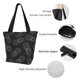 thumbnail image 4 of Fotbe White Pineapples Bolsa de Playa con Estampado, Bolsa de Hombro, Bolsa de Mano Espaciosa, Bolsa de Viaje Ligera, Bolsa de Compras Versátil, 4 of 6