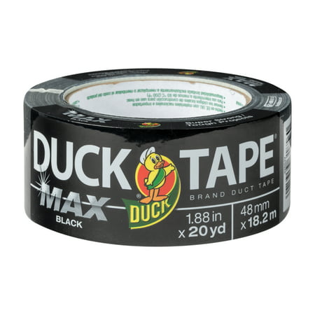 Duck Brand Max Black Duct Tape. 1.88 inch x 20 yards 1 (Best Waterproof Duct Tape)