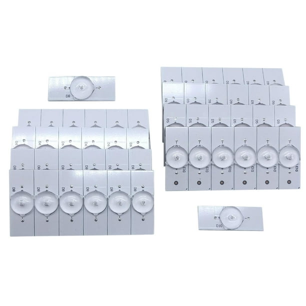 de lámpara SMD, con de lente de 32-65 pulgadas, reparación de televisores, piezas de repuesto 50 piezas 6 V Gloria luz de fondo de tv