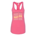 thumbnail image 2 of Wild Bobby, World's Best Bonus Mom Mother's Day Ladies Racerback Tank Top, Hot Pink, X-Large, 2 of 6