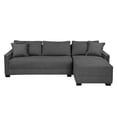 thumbnail image 1 of Love Chaise Esquinera Derecho Dicasa Smoky Petit 3 Plazas Gris para Sala, 1 of 10