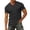 Black, variant on Mens V Neck T Shirts Solid Loose Basic Tee Tops with Pocket Soft Short Sleeve Casual T-Shirts,for Summer Beach and Daily Wear