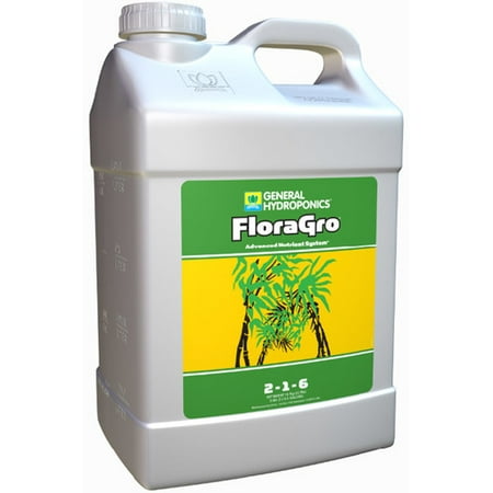 General Hydroponics FloraGro 2.5 gal GH1424 (Best Organic Hydroponic Nutrients)