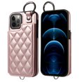 thumbnail image 1 of iPhone 12 PRO Case ,Card Slots Leather Wrist Strap Phone Cover for iPhone 12 PRO, 1 of 5