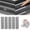Black, variant on Agent Self Window Screen Mend Holes Tears for Screen Windows Doors RVs Mesh Net Patch Stickers for Quick