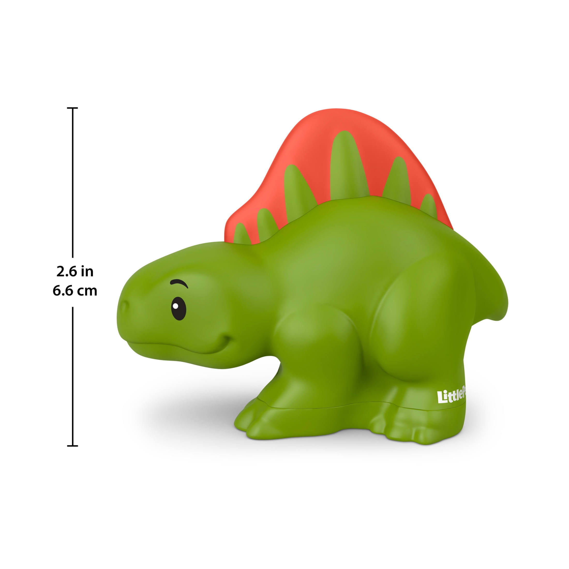 Fisher-Price Little People Stegosaurus Dinosaur Toy Figure for Toddler Pretend Play, 1 Piece
