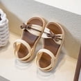 thumbnail image 2 of KPOPLK Girls Sandals Unisex Toddler Kids Double Buckle Sandals Comfort Open Toe Adjustable Back Strap Shower Beach Pool Shoes(Toddler/Little Kid/Big Kid) Size 12,Brown, 2 of 9