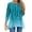 Gradient Leaf, variant on Fantaslook Plus Size Women Tunic Tops 3/4 Sleeve Dressy Casual Blouses Loose Flowy Floral Shirts