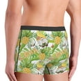 thumbnail image 3 of Goofa Gnome and Pineapple Printed Men's Boxer Briefs Underwear, Moisture-Wicking Underwear, Trunk,Soft and Breathable Cotton Underwear-Small, 3 of 9