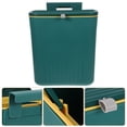 thumbnail image 2 of Compost Bin Green Plastic 1Set 11.4X10.6X6.3In, 2 of 8