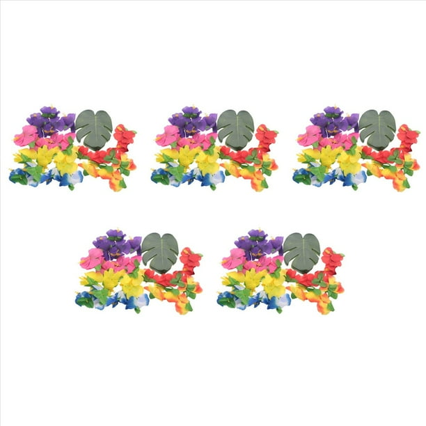 300 Piezas de Decoracion Tropical Fiesta Suministros 8 Pulgadas de Hojas Hoja de Simulacion para Hawai Fiesta Luau Jungle Beach Tema Decoraciones de Mesa