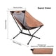 thumbnail image 3 of Silla de camping Silla plegable ligera Picnic Muebles de pesca (Caqui), 3 of 6