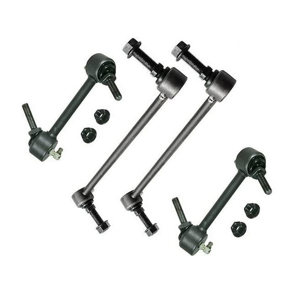 Front and Rear Sway Bar Link Kit - Compatible with 2010 - 2016 Lincoln MKS 2011 2012 2013 2014 2015