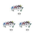 thumbnail image 3 of facefd 1/2/3/5 Multicolor Birds on a Wire Suncatcher Window Panel Home Decor 7 birds 3PCS, 3 of 6