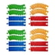 thumbnail image 2 of Accesorio de vía de tren Escena urbana Accesorio ferroviario Problema de coordinación flexible 16 piezas de vías de tren, 2 of 9