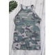 thumbnail image 1 of ABPHQTO Camiseta sin mangas con cuello halter del ejército costero verde para mujer, 1 of 5