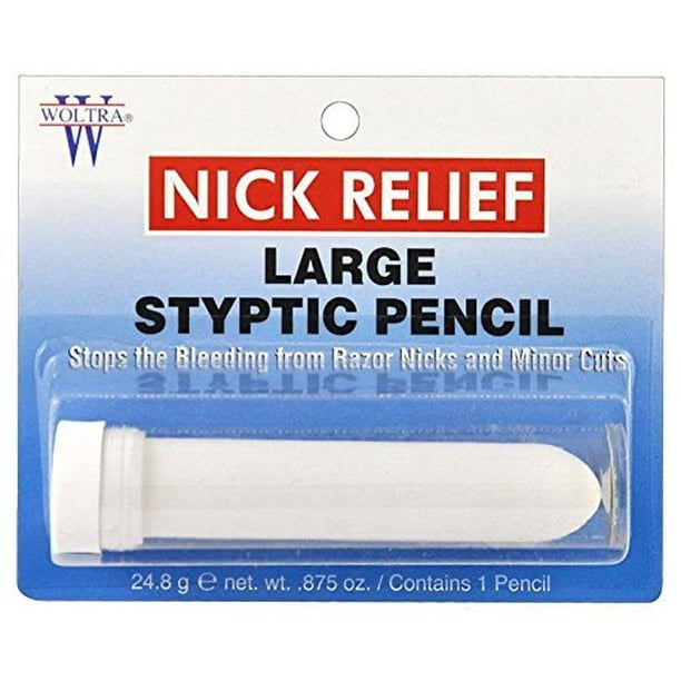 Nick Relief Large Styptic Pencil, 0.875 oz