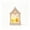 D, variant on Christmas Handheld Lantern, Lighted Holiday Decor, Portable House Shaped Seasonal Light for Mantels Shelves Windows, Plastic and Electronic Components Build with Easy Handling