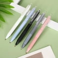 thumbnail image 3 of 5 Pcs Neutral Pen Aesthetic Gel Pen Stationery Pen 0.5mm Writing Pen Black Inks Pen Pen Journaling Pen Pressing Pen, 3 of 9