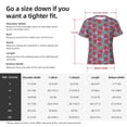 thumbnail image 4 of Bixox Men's Hand Drawn Strawberry Printed Short Sleeve Skinny Athletic T-Shirt, 4 of 6
